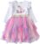 VIKITA Girls Dresses Princess Dress Flower Tulle Birthday Party Dress Girls Clothing LH4785 4T