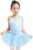 Dancina Girls’ Leotard Dress Classic Camisole Ballet Cotton with Chiffon Skirt