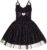 Sunny Fashion Girls Dress Cat Face Black Tower Ruffle Dancing Party Age 4-10 Years