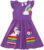 Little Girls Dresses Rainbow Long Sleeve/Sleeveless Dress Girls Cotton Pocket T-Shirt Dress Kids Winter/Summer Stripe Dress with Unicorn Flowers Print 3-8 Years